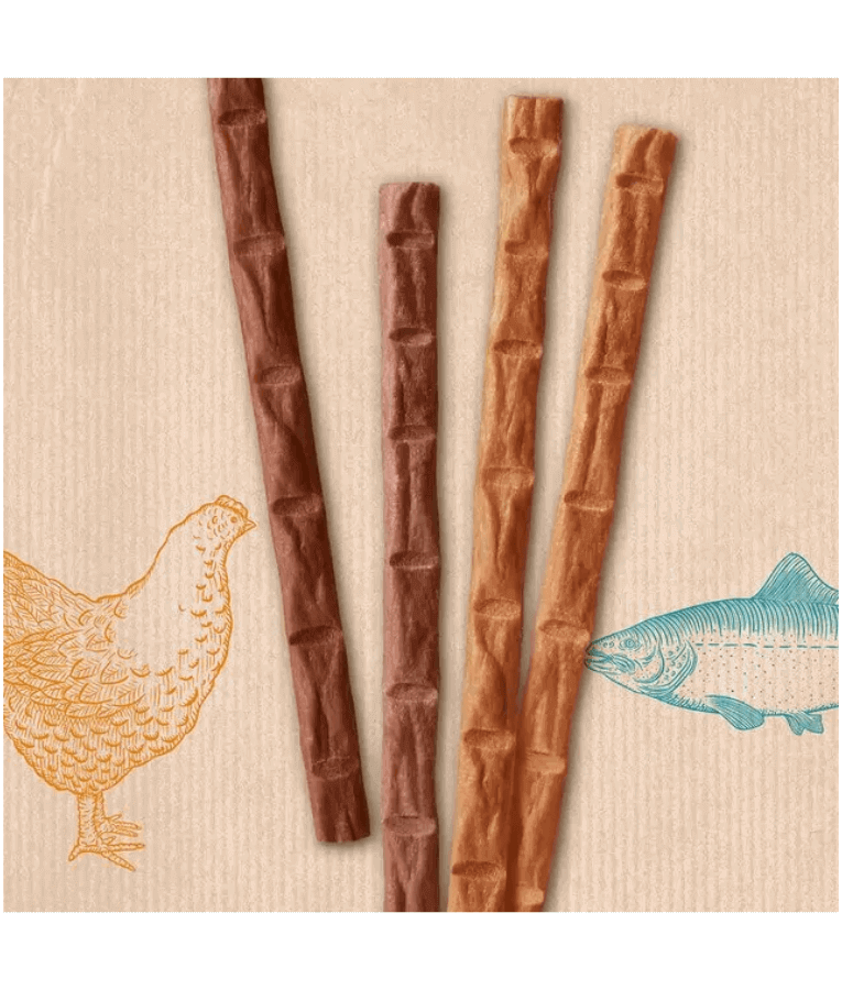 Vitakraft - CatStick, 3 Classic Soft Sticks With Salmon - 18g
