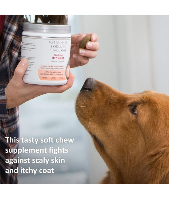 Veterinary Formula Solutions - Skin Health & Itch Relief Supplement 30 Soft Chews
