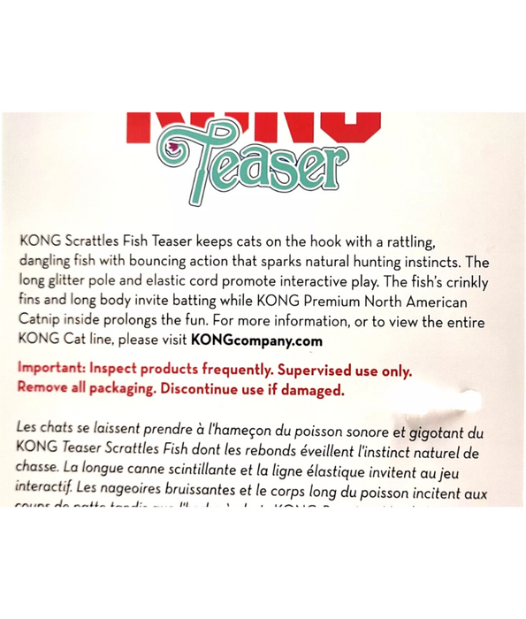 Kong - Teaser Scrattles Fish