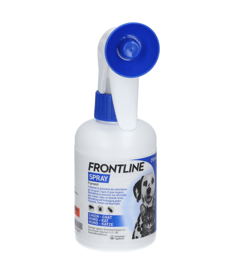 Frontline Spray for Dogs & Cats – Instant Flea & Tick Protection – 100ml & 250ml