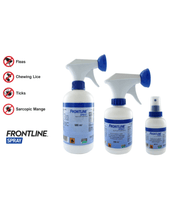 Frontline Spray for Dogs & Cats – Instant Flea & Tick Protection – 100ml & 250ml