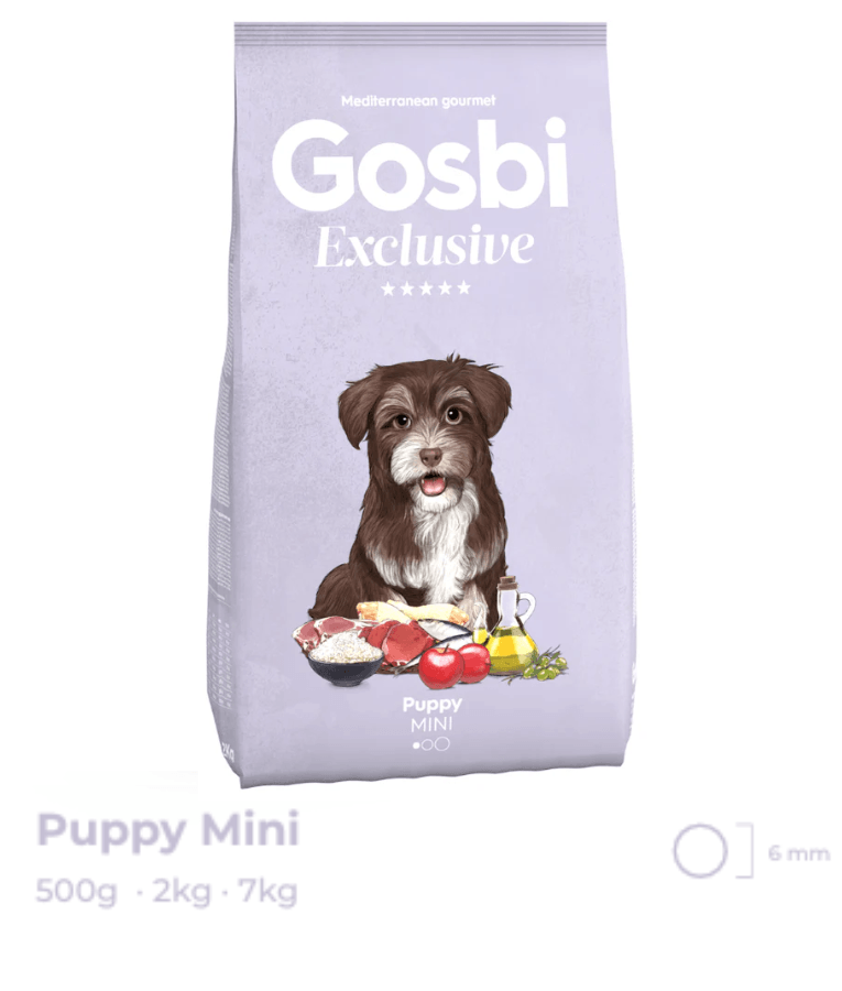 Gosbi - Exclusive, Hypoallergenic Chicken Puppy Dry Dog Food For Mini and Small Breeds 2kg-7kg