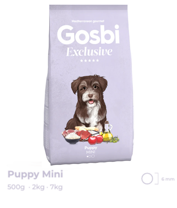 Gosbi - Exclusive, Hypoallergenic Chicken Puppy Dry Dog Food For Mini and Small Breeds 2kg-7kg