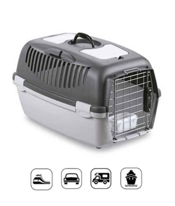 Stefanplast Gulliver With Plastic Door Dark Grey and Light Grey