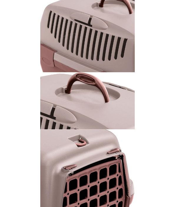 Stefanplast Gulliver with plastic door Rosy Brown
