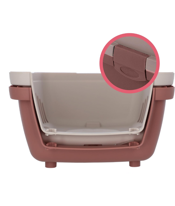 Stefanplast Gulliver with plastic door Rosy Brown