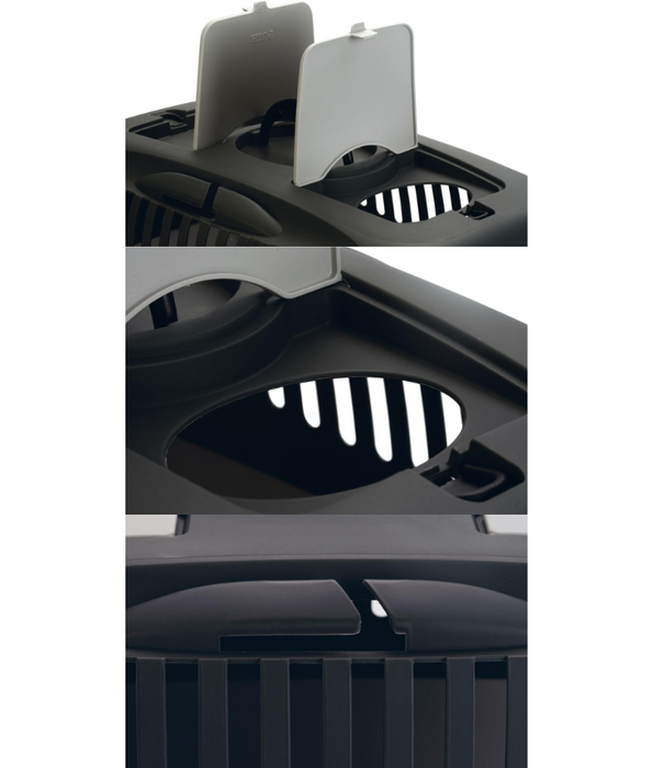 Stefanplast Gulliver With Plastic Door Dark Grey and Light Grey