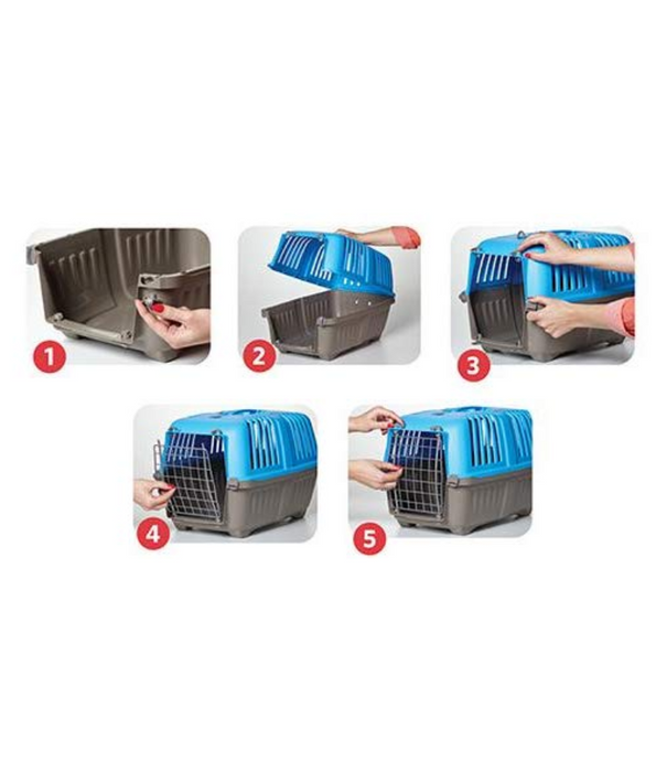 Travel Kennel Multicolour L48 x W30 x H28 cm