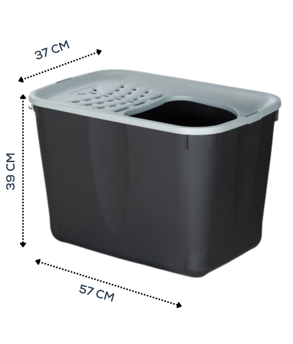 MP Bergamo – MICIA Toilet  Eco Ice – Top Entry Litter Box - 58×38×39 cm