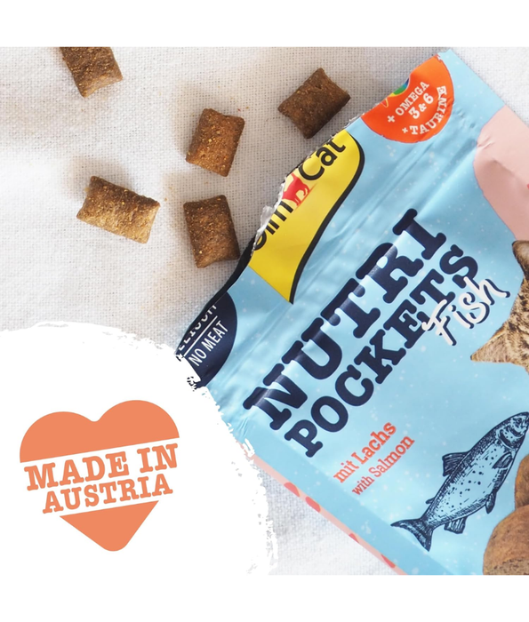GimCat Nutri Pockets Fish With Salmon 60g