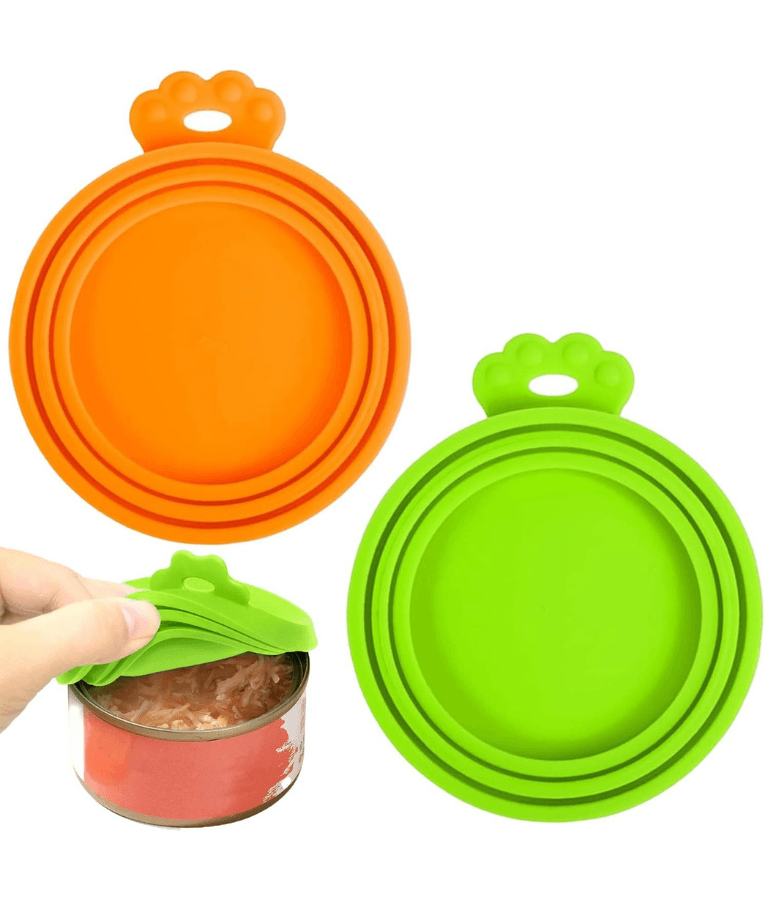 Nobby - Silicone Can Lids, Durable Silicone, Dishwasher Safe, Universal Pet Food Can Covers - 9cm