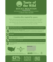 Taste of The Wild - Rocky Mountain Feline Formula with Roasted Venison & Smoked Salmon 2kg