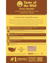 Taste of The Wild - High Prairie Adult- Roasted Bison & Venison 2kg-12kg