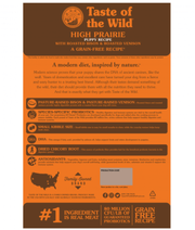 Taste of The Wild - High Prairie Puppy- Roasted Bison & Roasted Venison 2kg - 12 kg