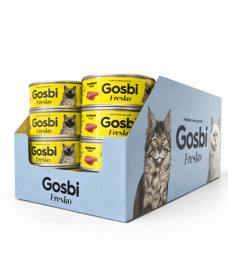 Gosbi - Fresko, Tuna Sterilized Complementary Adult Wet Cat Food - 70g