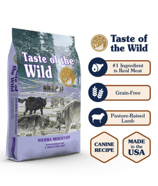 Taste of The Wild - Sierra Mountain Adult- Roasted Lamb 2kg - 12 kg