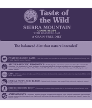 Taste of The Wild - Sierra Mountain Adult- Roasted Lamb 2kg - 12 kg