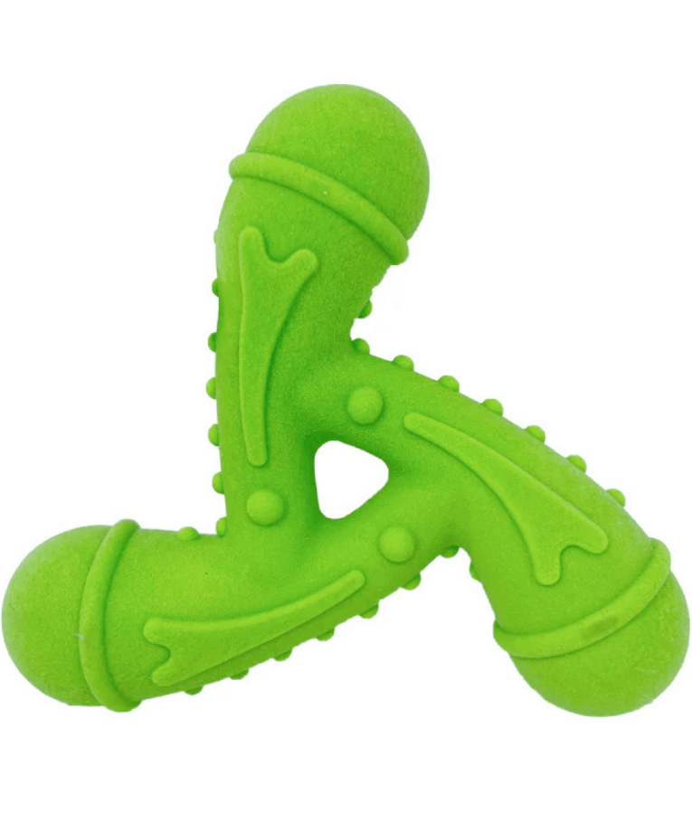 Spunky Pup - Gnaw Guard Star Foam Toy, Textured Dental Chew - Floating Dog Toy