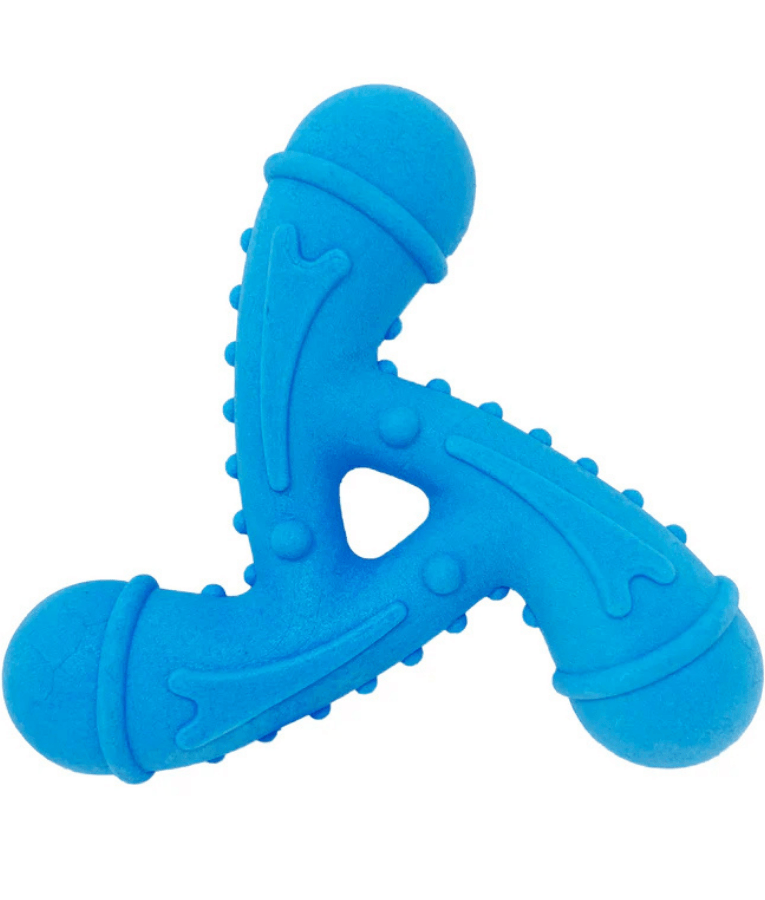 Spunky Pup - Gnaw Guard Star Foam Toy, Textured Dental Chew - Floating Dog Toy