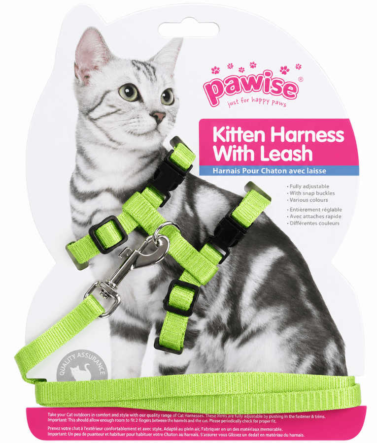 Pawise - Kitten Harness with Leash ( S - L )