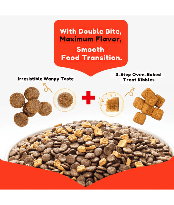 Wanpy - Grain-Free Chicken Adult Cat Food, High Animal Protein, Digestive & Immune Support - 1.5 kg