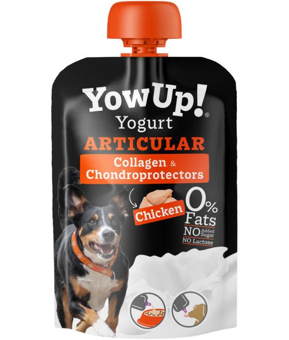 YowUp! - Yogurt for Dogs, Articular, Chicken & Collagen, Joint Support, 0% Fat, Lactose-Free - 115g