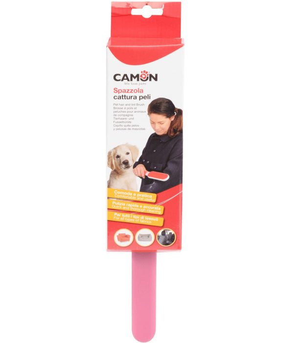 Camon - Hair-Catching Brush for Pet Hair, Lint & Fabric Cleaning - 33 cm