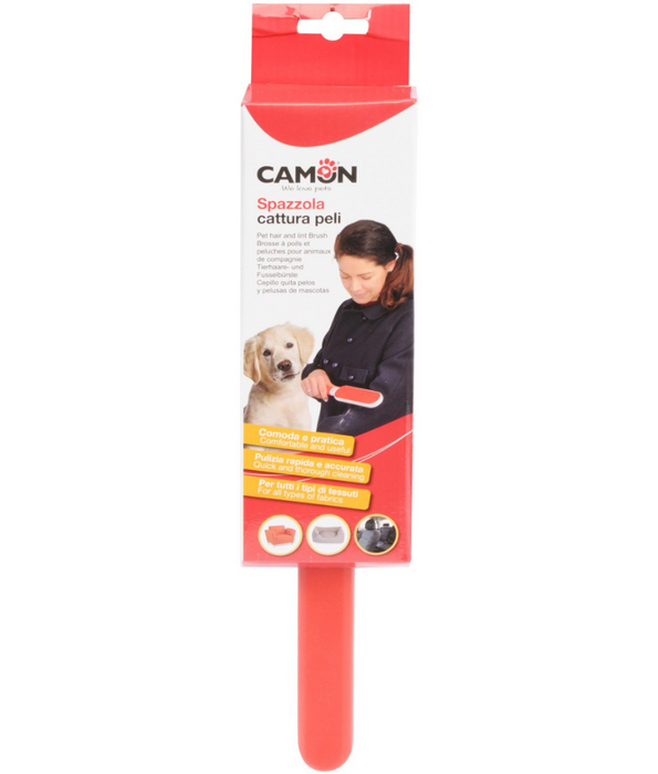 Camon - Hair-Catching Brush for Pet Hair, Lint & Fabric Cleaning - 33 cm