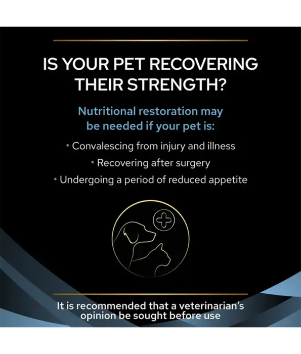 Purina - Pro Plan Veterinary Diets, CN Convalescence Wet Food for Cats & Dogs, High-Energy Recovery Mousse - 195g