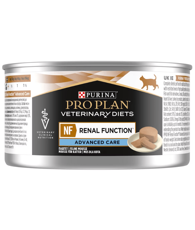 Purina - Pro Plan, Veterinary Diets, Feline NF Renal Function Mousse, Kidney Support Wet Cat Food - 195g