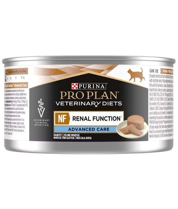 Purina - Pro Plan Veterinary Diets, Feline NF Renal Function Mousse, Kidney Support Wet Cat Food - 195g
