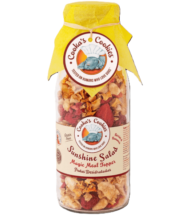 Cooka’s Cookies - Sunshine Salad, Meal Topper, Air-Dried Fruits, Antioxidant-Rich Energy Boost, All Life Stages, All Breed Sizes - 130 g