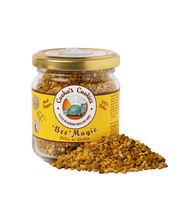 Cooka’s Cookies - Bee Magic, Meal Topper, Bee Pollen Granules, Nutrient-Rich Superfood, All Life Stages, All Breed Sizes - 110g