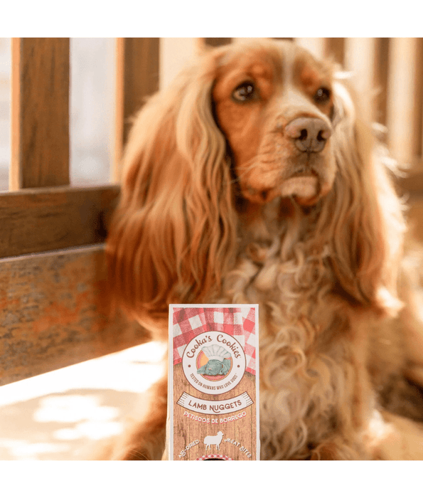 Cooka’s Cookies - Lamb Nuggets, High-Protein Dog Training Treats, Novel Protein, All Life Stages, All Breed Sizes - 60 g
