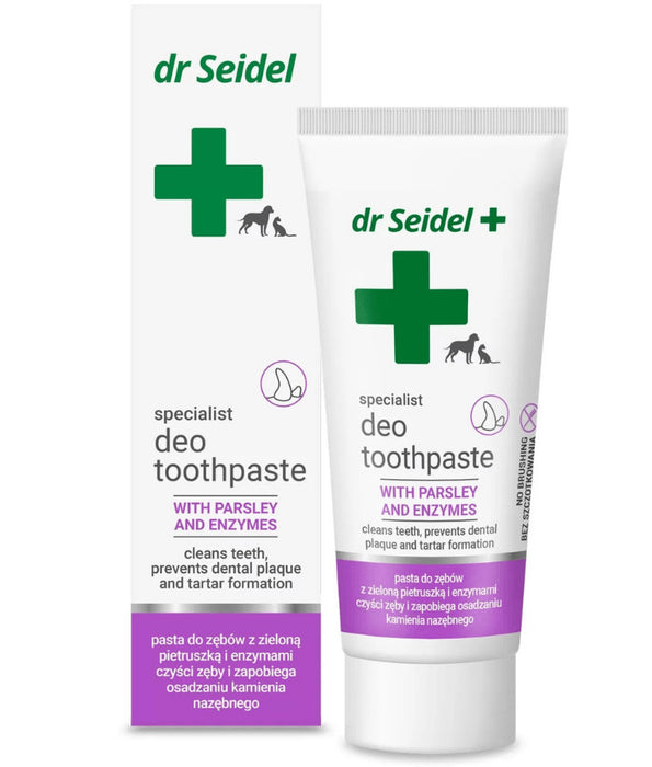 Dr Seidel - Deo Toothpaste, Parsley Extract, Enzymes, Dental Hygiene, Breath Freshening - 105g