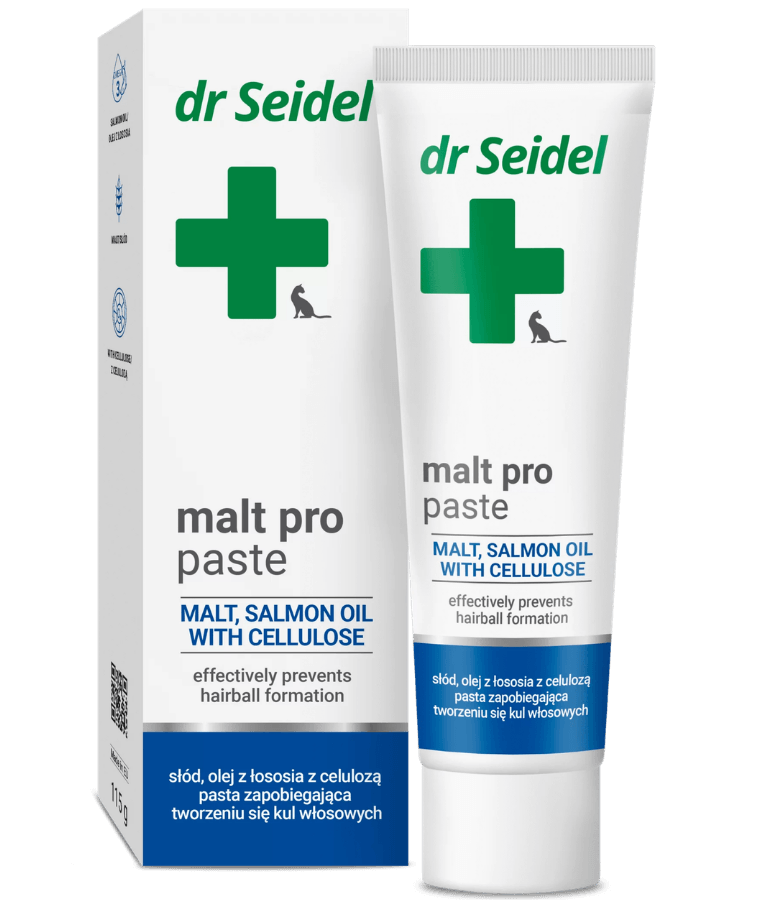 Dr Seidel - Malt Pro Paste, Salmon Oil, Cellulose, Hairball Control - 115g