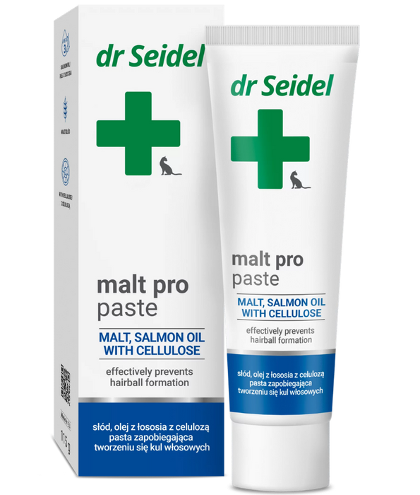 Dr Seidel - Malt Pro Paste, Salmon Oil, Cellulose, Hairball Control - 115g