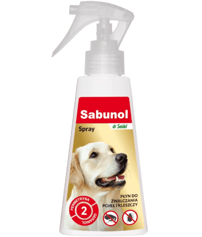 Dr Seidel – Sabunol Environmental Flea & Tick Spray for Dog Areas, Furniture & Bedding, Tick & Flea Protection – 100 ml