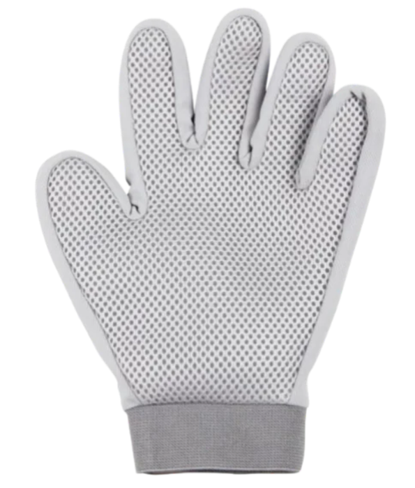 Pawise - Grooming Glove, 4-in-1 Deshedding, Massaging & Hair Removal, For Dogs & Cats - 1 Glove