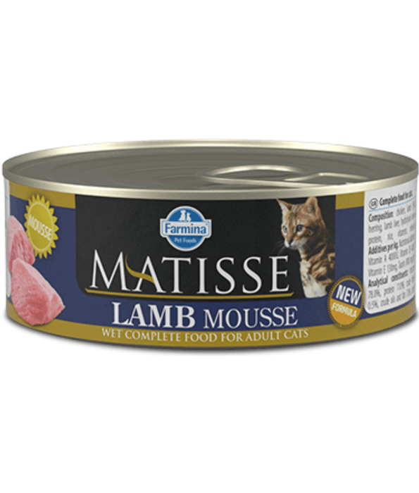 Farmina - Matisse Lamb Mousse, Lamb & Herring, Complete Wet Cat Food for Adult Cats - 85 g