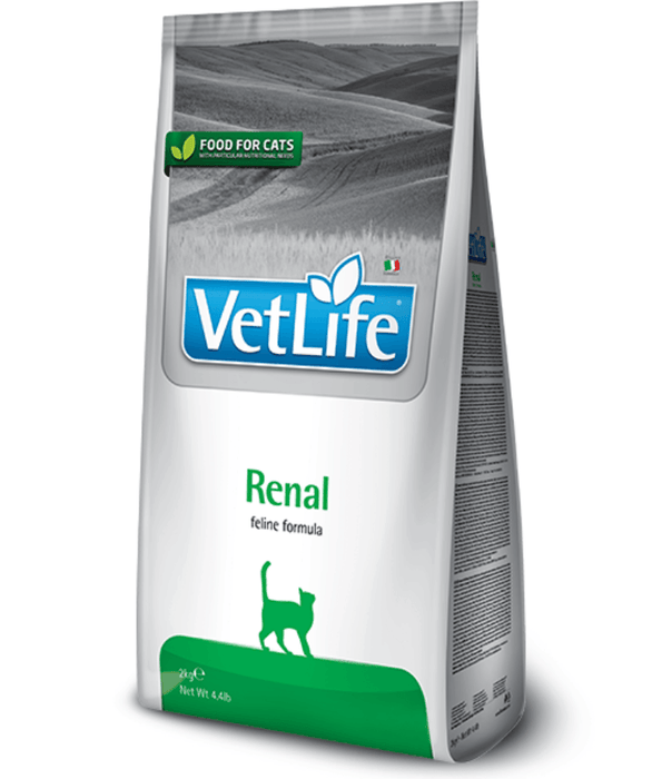 Farmina - Vet Life Renal Feline, Chicken & Fish, Low Protein, Low Phosphorus, Adult Dry Cat Food - 2 kg