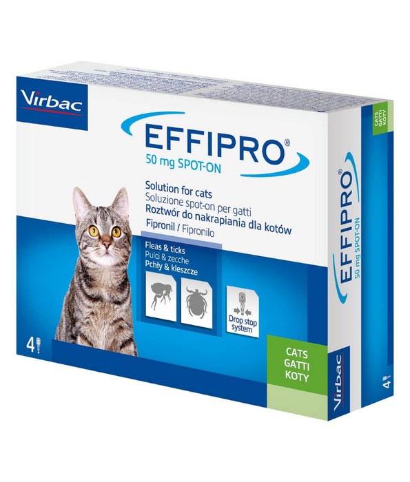 Virbac - Effipro Spot On For Cats 2-6 kg (Sold per Pipette)