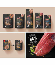Pets Unlimited - Rosewood Steak Fillet with Duck and Cod Treats for Dogs- Grain Free 100g