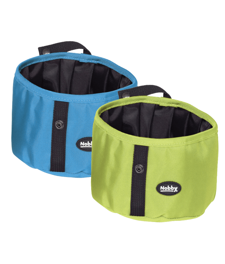 Nobby - Rio Travel Bowl, Foldable Nylon, On-the-Go Feeding - 15 x 10 cm - 1 Liter