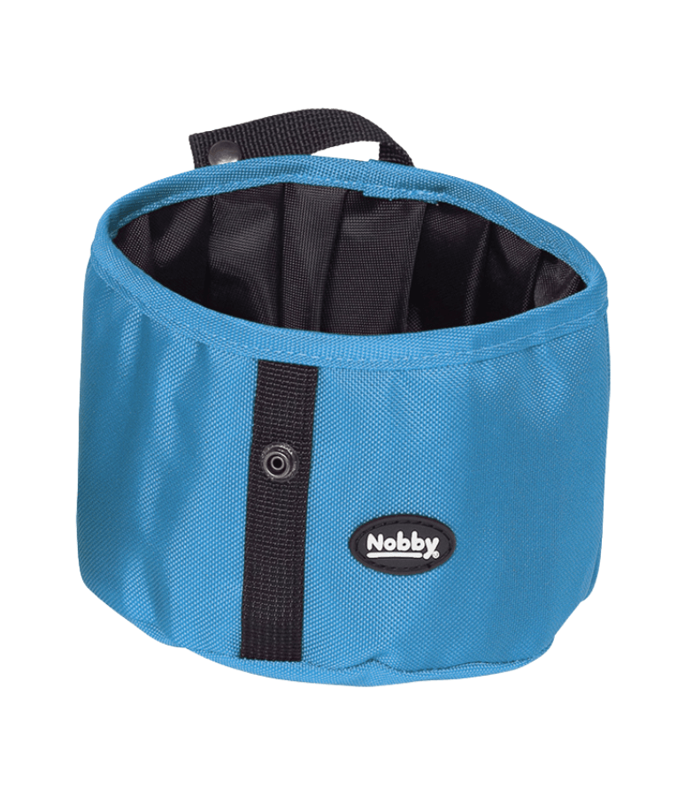 Nobby - Rio Travel Bowl, Foldable Nylon, On-the-Go Feeding - 15 x 10 cm - 1 Liter