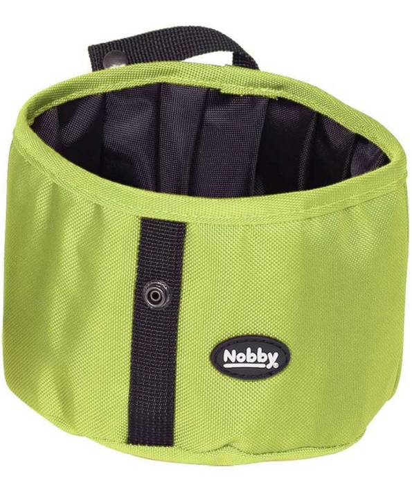 Nobby - Rio Travel Bowl, Foldable Nylon, On-the-Go Feeding - 15 x 10 cm - 1 Liter