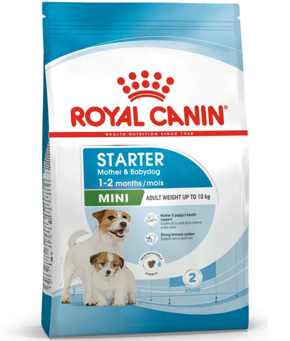 Royal Canin - Mini Starter Mother & Babydog, Chicken, Immune Support, Digestive Health, Mini Breed Dog Dry Dog Food - 4 kg