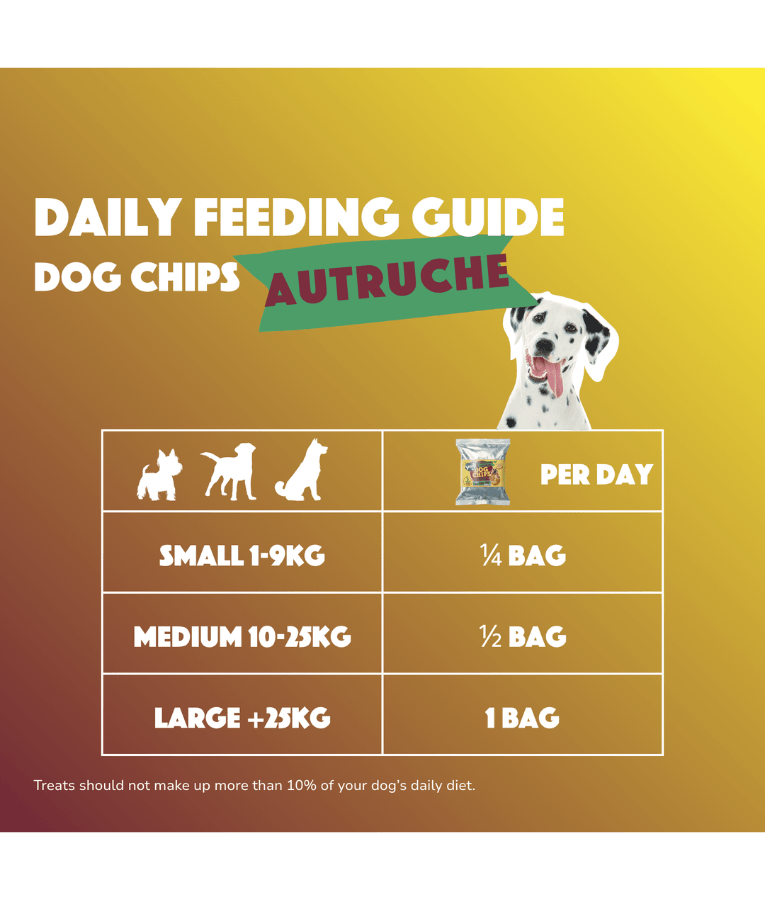 Smoofl - Dog Chips Ostrich, Rice-Based Low Calorie Treat, Mono Protein, Hypoallergenic, Easy to Digest, Adult - 50 g