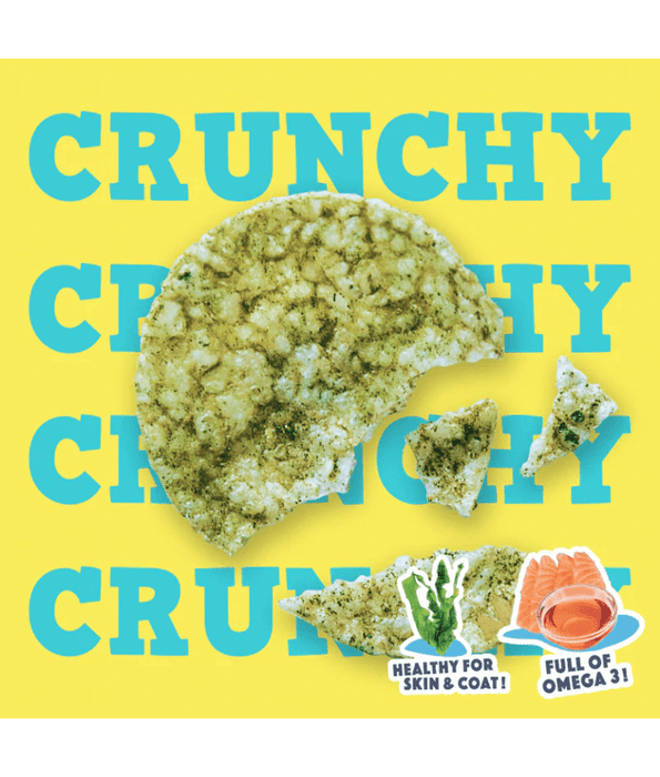 Smoofl - Dog Pops Salmon Oil & Algae, Rice-Based Low Fat Treat, Omega 3 Support, All Breed Sizes Adult - 24 g