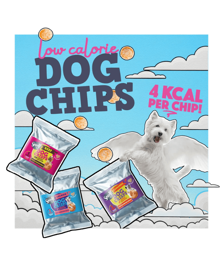 Smoofl - Dog Chips Kangaroo, Rice-Based Low Calorie Treat, Mono Protein, Hypoallergenic, Easy to Digest, Made in Belgium, Adult, All Breed Sizes - 50 g